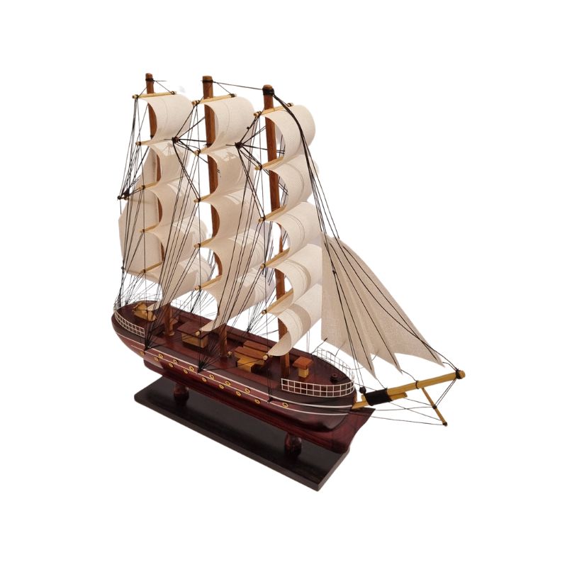 Wooden model tall ship (4)